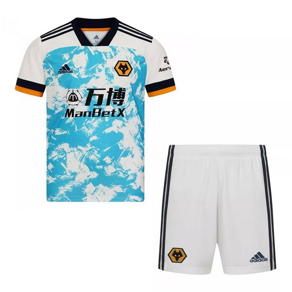 Maillot Football Wolves Exterieur Enfant 2020-21 Blanc